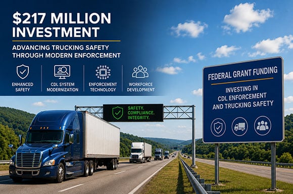 FMCSA Grants $217M for CDL Enforcement and Trucking Safety